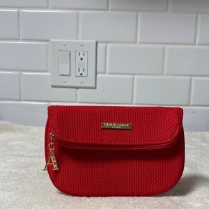 Giorgio Armani Red Cosmetic Bag with Charm